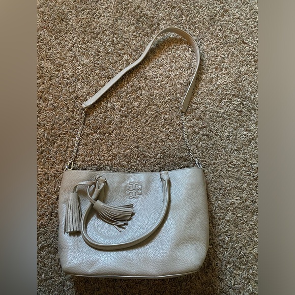 Tory Burch leather Satchel bag - Picture 1 of 9